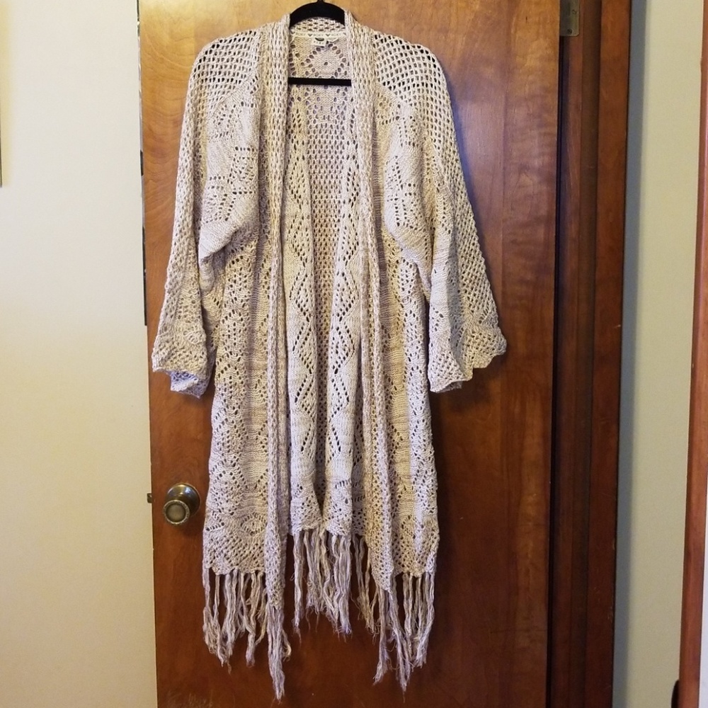 Long Knit Cardigan